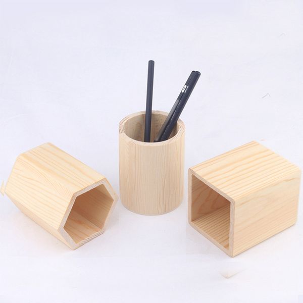 Деревянная ручка-держатель карандашой на стол организатор канцелярские товары-щетка щетка для кухни палочки для палочки для хранения посуды контейнер для хранения посуды контейнер