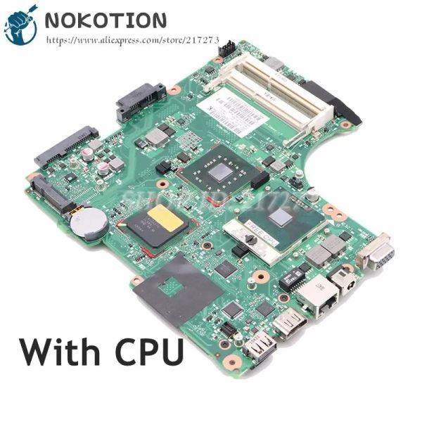 Placa -mãe Nokotion 605748001 605747001 para HP Compaq CQ320 420 620 Laptop Placa -mãe GL40 SOCKET 478 DDR3 CPU livre