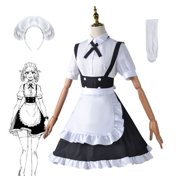 Nanakusa Nazuna Cosplay Kostüme Anime Call of the Night Maid Outfit Jacke Yofukashi No Uta Frauen Lederweste Shorts Uniform