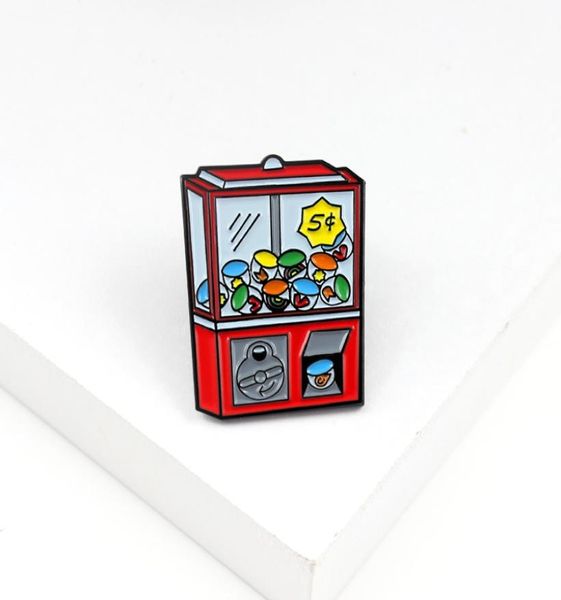 Game Machine Broche Retro Game Over Console School Arcade esmalte a camisa Pin Backpack Badge Boy Girl Play Gifts9544513