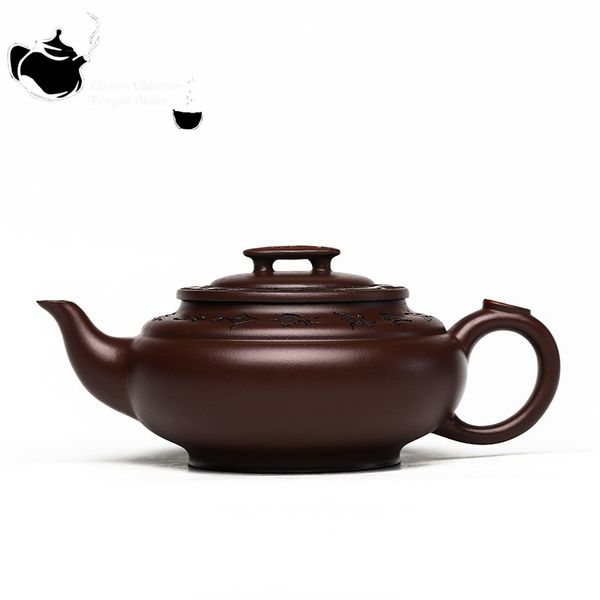 Teiera cinese di argilla viola yixing, pentola fatta a mano, tè da tè, kung fu, 300 ml