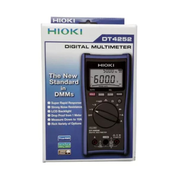 HIOKI DT4252 MISURA PROFESSITÀ MULTIMETRO Digital Misure di tensione Capacità e diodi