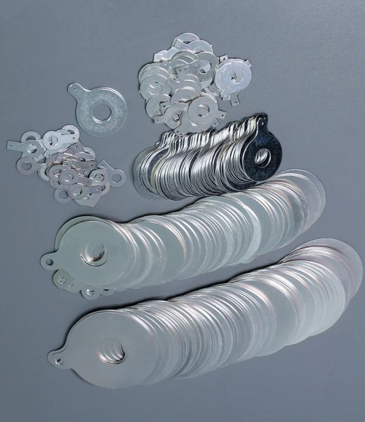 5pcs anello di ceramica piezoelettrico argento elettrodo a taglio di rame a fessura vibratore trasduttore anello circolare piastra