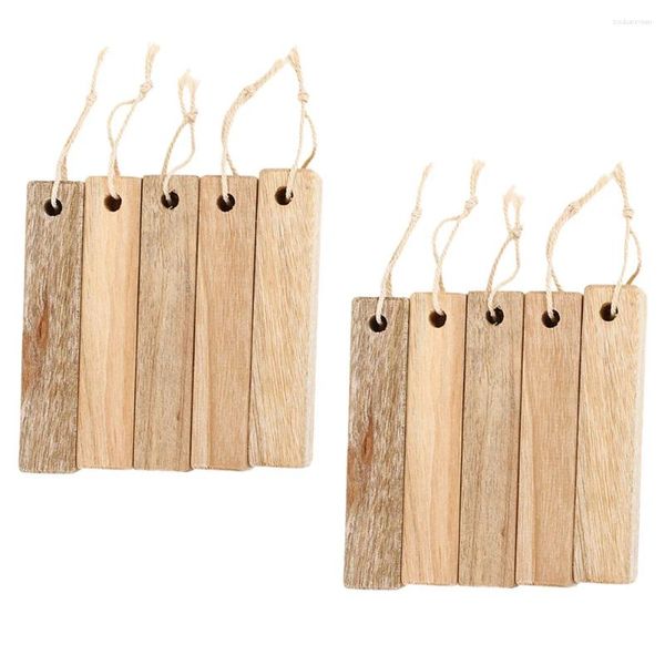 Aufbewahrungsboxen 10 PCs Sticks Holzblöcke für Kleiderschrankkleidung Kleiderschrank Schubladen DIY -Streifen