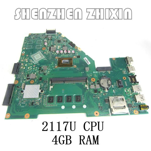 Scheda madre per asus x550c x550cc x550cl A550C K550C X550C Y581C X550CA LAPTOP SCHEDA MODULE 2117U CPU 4GB RAM Test bene buona