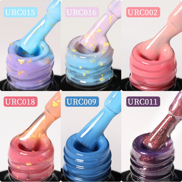 Ur Sugar 22pcs gel thermal gel set di colore set di colore che cambia vernice semi permanente immergere dalla manicure gel per nail art