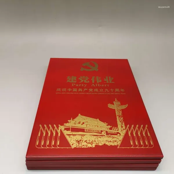 Figuras decorativas de imitação de coleção antiga para celebrar o 90º aniversário da Fundadora Partido Comunista China