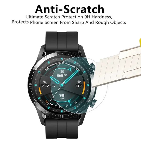 Vetro temperato per huawei orologio gt 2 2e 3 pro 46mm 42mm 43 mm gt runner gt3 gt2 protect protector film smart watch accessori