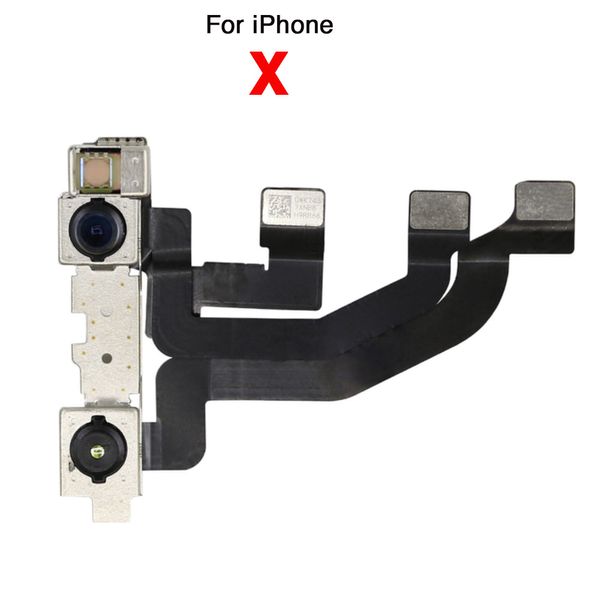 Câmera frontal Substituição flexível para iPhone x xr xs 11 12 mini pro max lente de matriz de ponto infravermelho