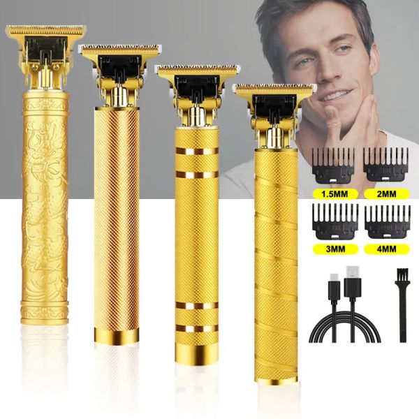 Trimmers Electric Raver Trimmer für Männer Friseur Haar Trimmermaschine Herren -Erklärungen T9 USB -Rasierer Männlicher Haar Clipper Professional