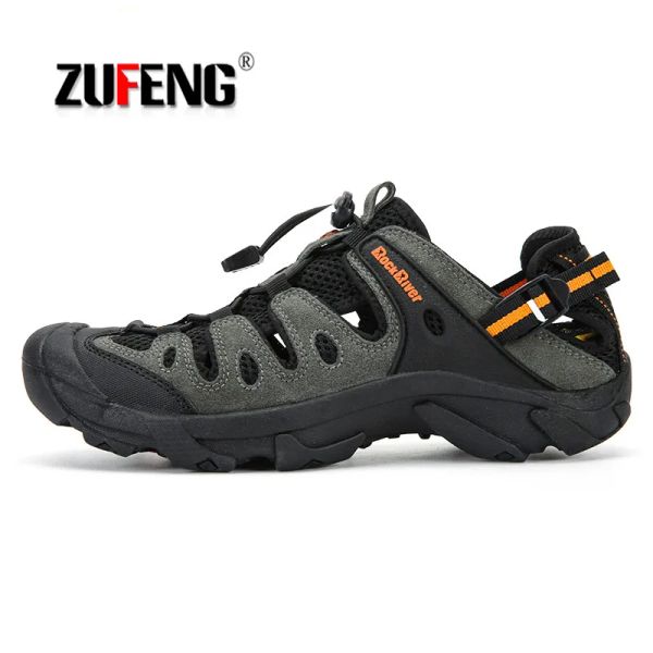 Stiefel große Sommermänner Wanderschuhe Outdoor nicht überstrafe Sandalen Sneaker atmungsaktive Sportschuhe Mann Trekking Trail Strand Wasser Sandalen