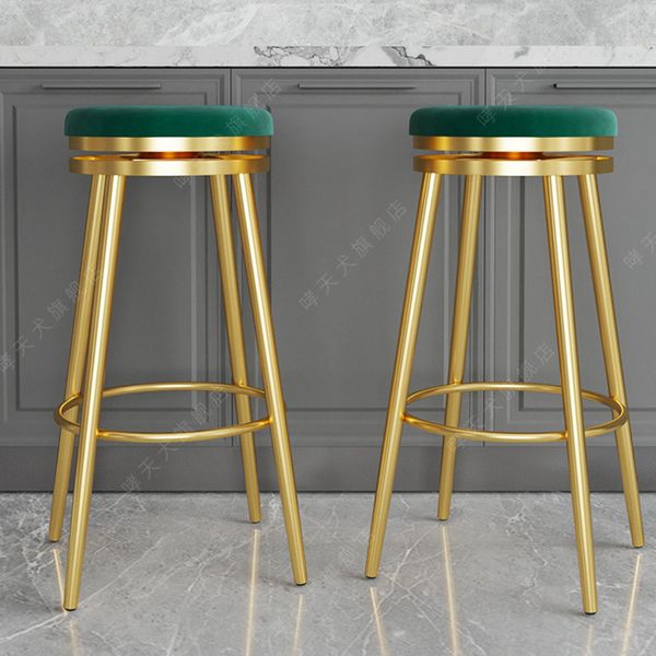 Moderno sgabello girevole sgabello in oro oro di lusso vintage sedia da bar nordico designer da pranzo silla para barra de cocina bar mobili mzy