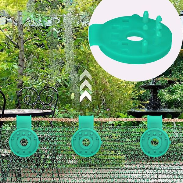 2-100pcs Gartenhakenzubehör Festklemme Grommet Schattenstoffes Sonnenschutz Net für Gewächshaus Anti-Vogel-Netting-Markise Camping