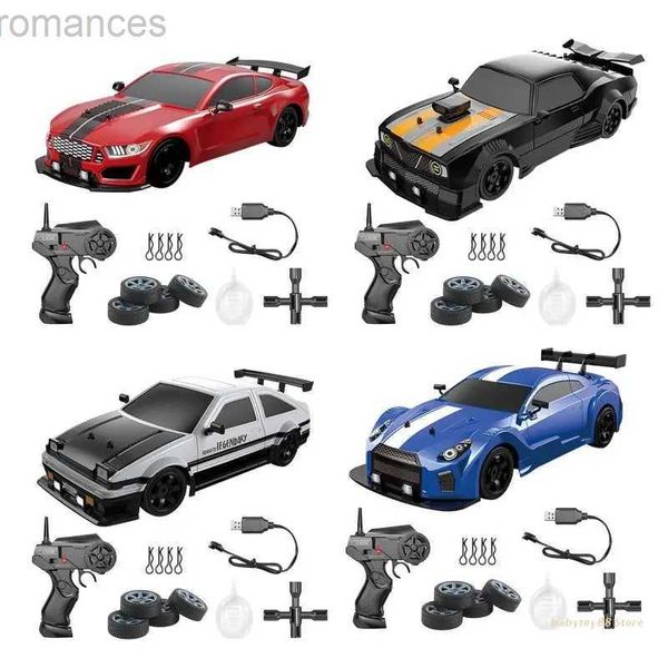 Auto elettrica/RC Y4UD 1 16 Model Racer Wireless Control Drift Auto Realistic RC Racing Car Toy 2.4G Remote Control Hobby Play Vehicle Boy Favor 240411