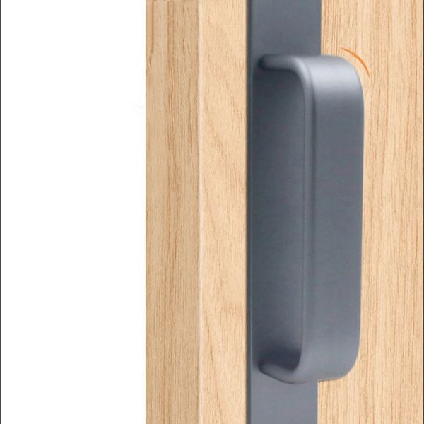 Muova della porta in legno senza punzonate in legno in lega in lega in lega di vetro mossa autoadesiva per autoadesiva montata montata