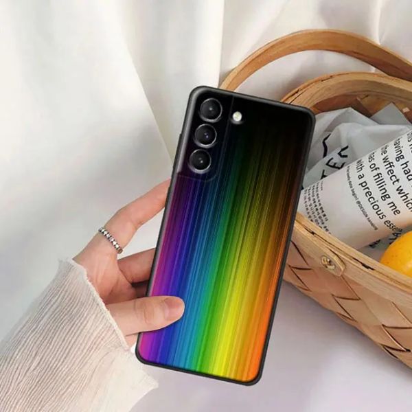 Gay Pride Flag Lesben LGBT Rainbow Phone Hülle für Samsung Galaxy S24 S23 5G S20 S21 Fe S10 S9 S22 Ultra S24 Plus Fälle Covers