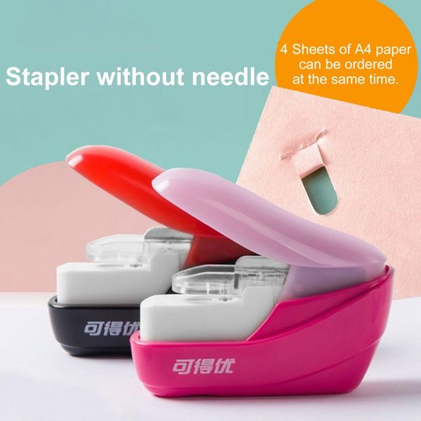 Никаких гвозди Stapler Labor Saving Plaueld Paper Stapling Stapler без многоразовой бумаги Stapler Office Supplies
