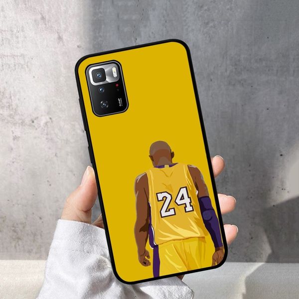 Basketbol Yıldız Man Redmi için Telefon Kılıfı Not 4 x 5 A 6 7 8 Pro T 9 Pro 9s 10 Pro 11 Pro 11s 11s 11pro Pocom3pro