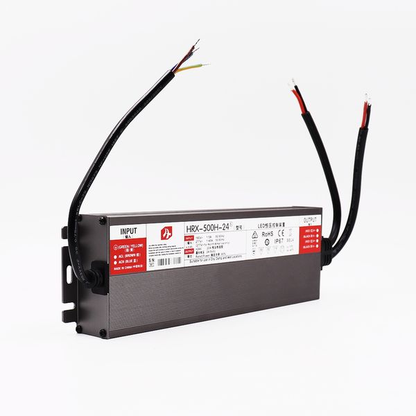 12V 24V Fonte de alimentação de LED à prova d'água IP67 20W 30W 60W 100W 200W 300W 400W 500W CA DC Driver LED Driver Transformer