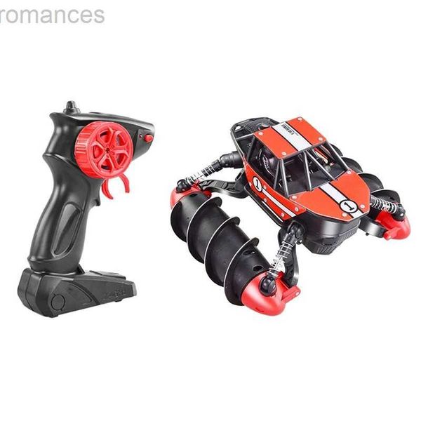 Carros de carro elétrico/rc carros de dublês de carro anfíbio 2.4g deformação buggy f1 veículo anfíbio brinquedo de barco de água para meninos e meninas 240411