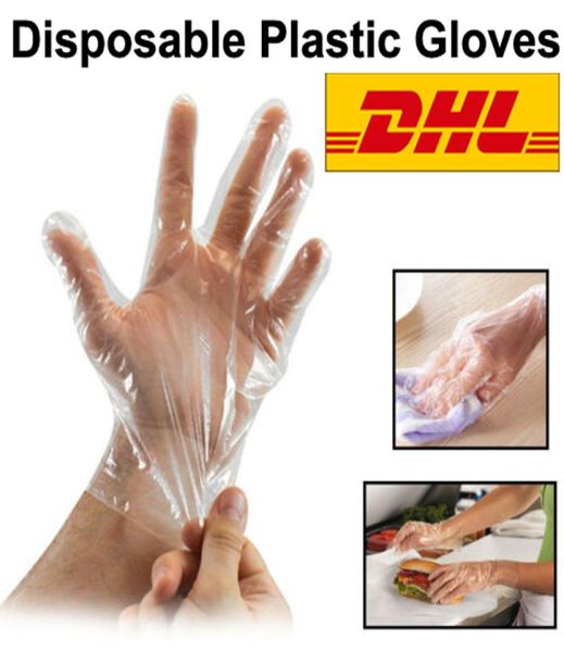 Guanti di plastica usa e getta ispessiti per la pulizia del cibo PROTECTIVA PROTECTIVA PER COIDO CLEAD CLOOKINGBBQ FAST DHL3219919