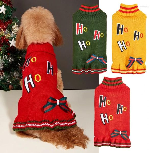 Hundekleidung Katzenmantel Pullover Buchstabe Ribbon Bow Prinzessin Euramerican süßer Hochzeit Valentinstag kleine Welpenkleider Kleidung