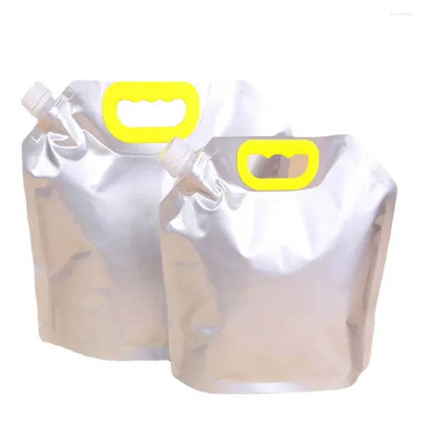 Bolsas de armazenamento 10pcs bpa grátis squeeze standing bolsa de embalagem bica em comida de bebê 1l 1.5l 2l 2.5l Doypack com alça