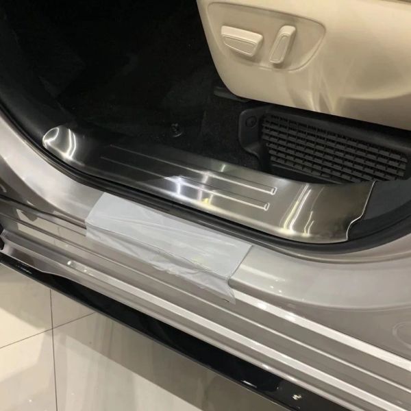 Para Toyota Sienna XL40 2021 2022 Aço interno da porta do peitoril Sill Scuff Plate Plate Protector Guard Pedal Cover CAR ACESSCORIO DO CARRO