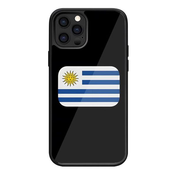 Caixa de telefone da bandeira nacional do Uruguai para Samsung S7 S8 S9 S10 S20 S30 Edge mais nota 7 5 8 9 10 20 Pro Shell Silicone PC+TPU Tampa