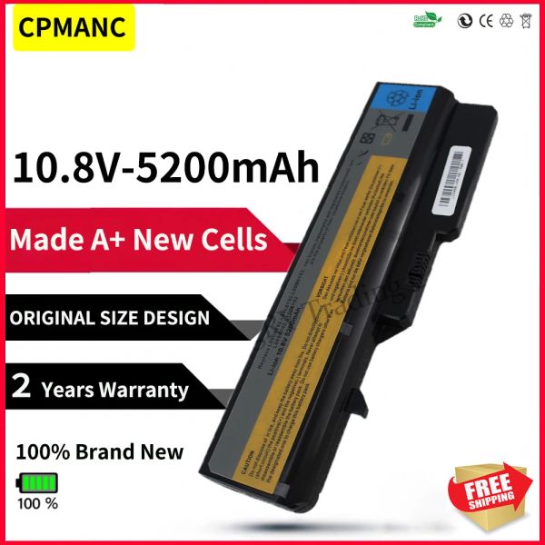 Batterie cpmanc 6cell laptop batteria L09m6y02 L10M6f21 L09S6Y02 L09L6Y02 per Lenovo G460 G465 G470 G475 G560 G565 G570 G570 G770 Z460