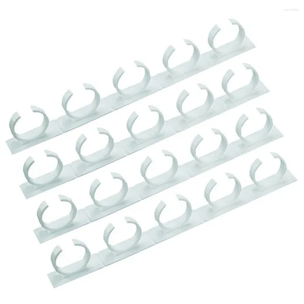 Küche Aufbewahrungsgewürz-Glas Rack einfache Organizer Flaschen Klemmfixierer Wandmontierte Gewürzhalter Clips Strips