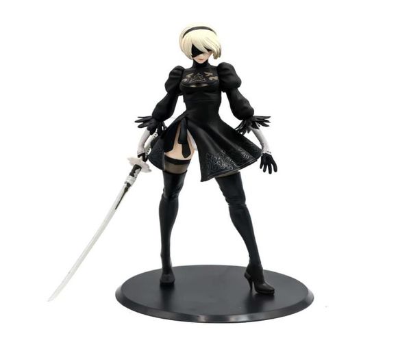 28 cm Game anime Nier Automata 2B Yorha NO2 Tipo B Figura PVC Modello di raccolta PVC Toys Brinquedos Q06212611556