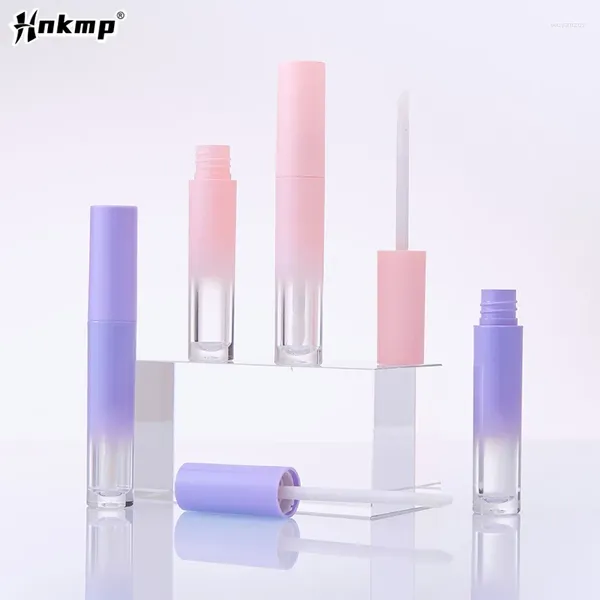 Garrafas de armazenamento 1pcs 5ml de tubo de brilho labial vazio Plástico reabastecer líquido Batom Lipstick Recipiente Garrafa de Amostra Lipgloss