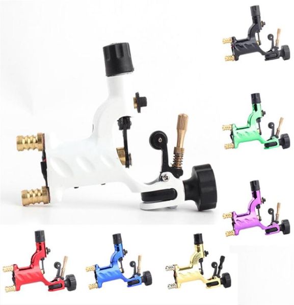 Dragonfly Rotary Tattoo Machine Gun 7 Colori disponibili con impugnature da 19 mm per kit di avviamento da tatuaggio completo Supply44487285