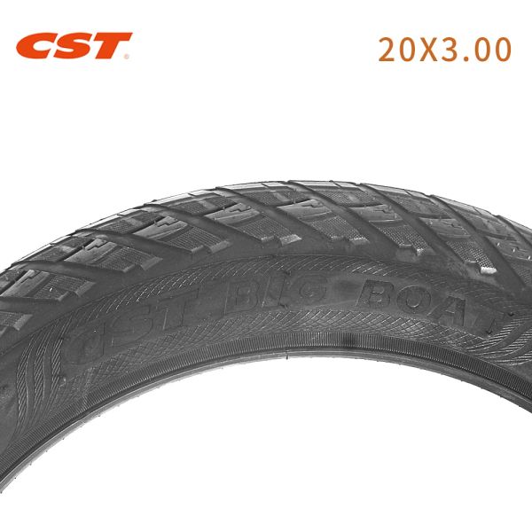 CST 20-Zoll 20x3.00 Fettreifen Schneestrandfahrradreifen 20*3.00 76-406 Elektrische Schneemobilmobile MTB-Fahrrad Anti-Schlupf-Fettreifen