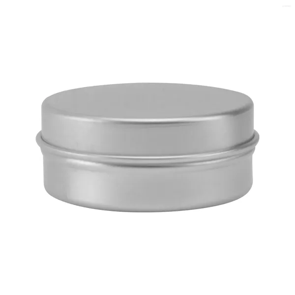 Garrafas de armazenamento Caixa de amostra de alumínio de 15 ml com linha de deslocamento em contêiner vazio jarra de jarra de jarra para maquiagem alimentos vasos