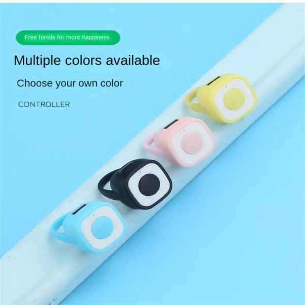 Ryra Fingertip Remote Control Ring per tiktok Bluetooth Pulsanti portatile Pagina selfie Turner Controller Android/iOS Ins