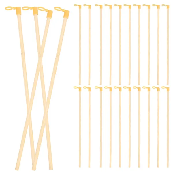 Titulares de vela 50 PCs Handal Handald Sticks de madeira Acessórios para lanternas de papel Kit Kats Kats Festival Bulk Toy Pólos Handheld