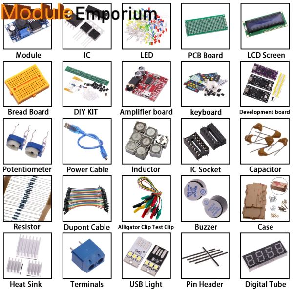 3 em 1 LED RX8025T Módulo de tensão do relógio digital TEMPO DIY TEMPO/TERMOMETRO/VELTMETER CC 5-30V para Arduino