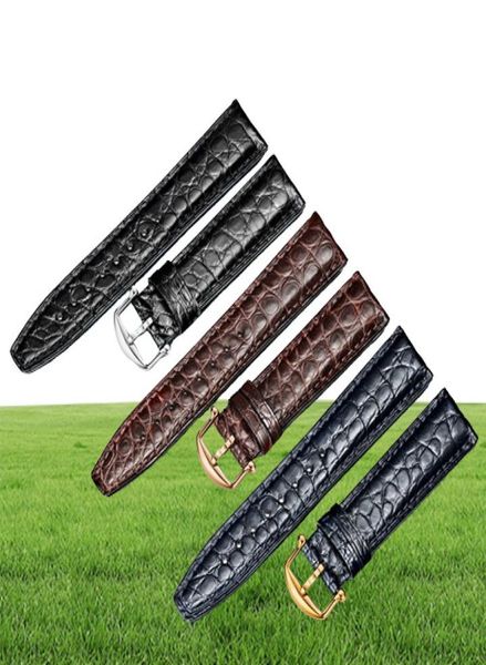 Howk Crocodile Leather Strapte Substitua IWC Strap de couro genuíno português 7 Portofino Pilot Series Watch Strap T1907084597782