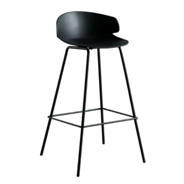 Designer de cadeira de barras simples modernas Luz de luxo durável High Stools Cozinha com backrest Nordic Front Desk de Balas de Plástico Bancos