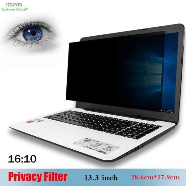 Filtros 13,3 polegadas 16:10 28,6cm*17,9cm Protetores de tela Laptop Privacy Monitor de computador Proteção Filtro de privacidade de computadores Filtro de privacidade