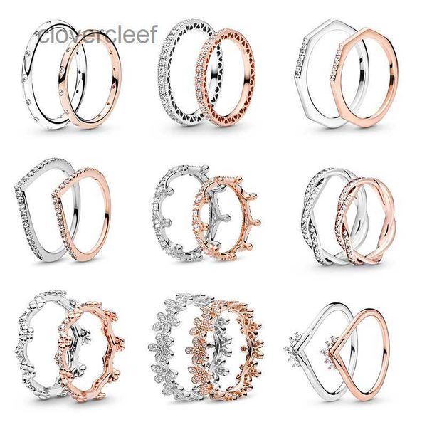 Designer Ring Neue beliebte 925 Sterling silberne Ringe Sprudeln Bogenknoten Stapelbare Ringe Kubische Zirkonia Frauen Männer Geschenke Dora Jewelry Specials