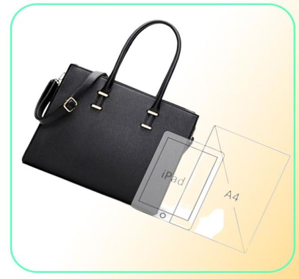 Donne valigette borse di business Portfolio Ice Portfolio di grande capacità Modello trasversale per laptop Borse per laptop tote6261447