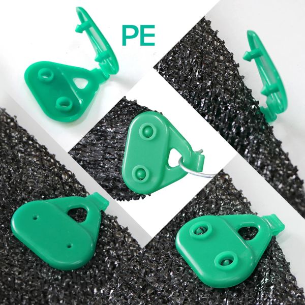 2-100pcs Clip rotonde in plastica Fitta con pinza fissa tessera di ghiglia