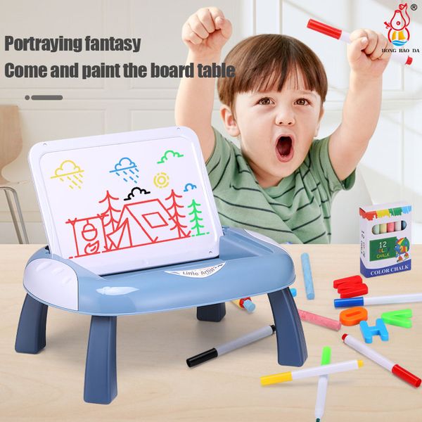 Baby Painting Board Mini Desenho Table Arte Tabela Crianças Escrevendo Learning Montessori Toys Hobbies