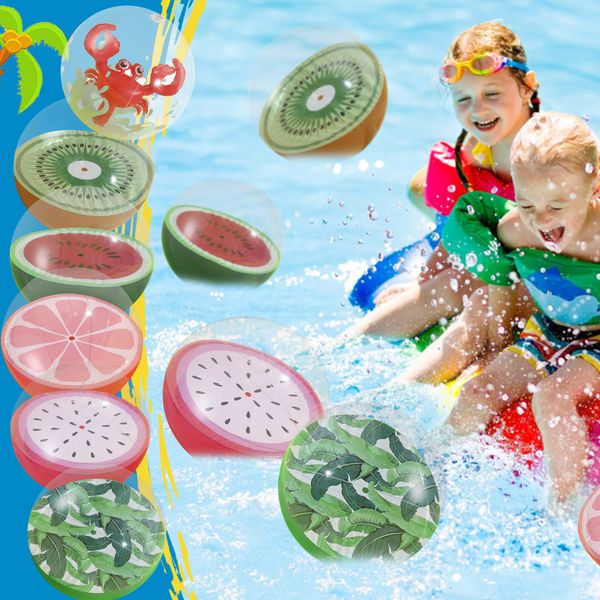 Swimmingpool -Spielzeug Einhorn Flamingo aufblasbarer Spielzeug Beach Ball Schwimmring Sommer Wasserpool Partyzubehör