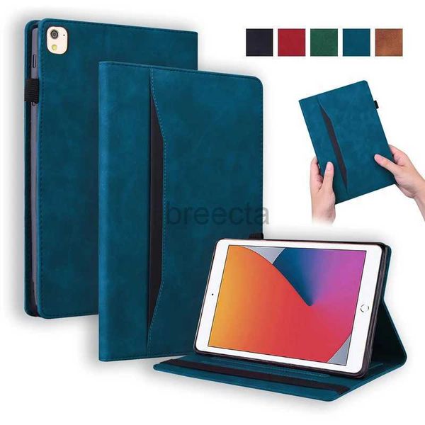 Tablet PC Casos Bolsas para iPad 9º 10º 8º Caso de 6ª geração Caso de couro Luxury Couather Tablet para iPad 9.7 10.2 Caso para iPad 10 9 8 7 6 mini 6 5 ar 2 240411