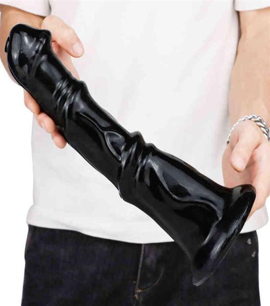 NXY DILDO CAGO TIPO DE GLAMENTO Big Stallion grosso e longo Alter SM Simulação Penis Super Grande Anal Plug Plug Adult Products são populares 0321279p3659634