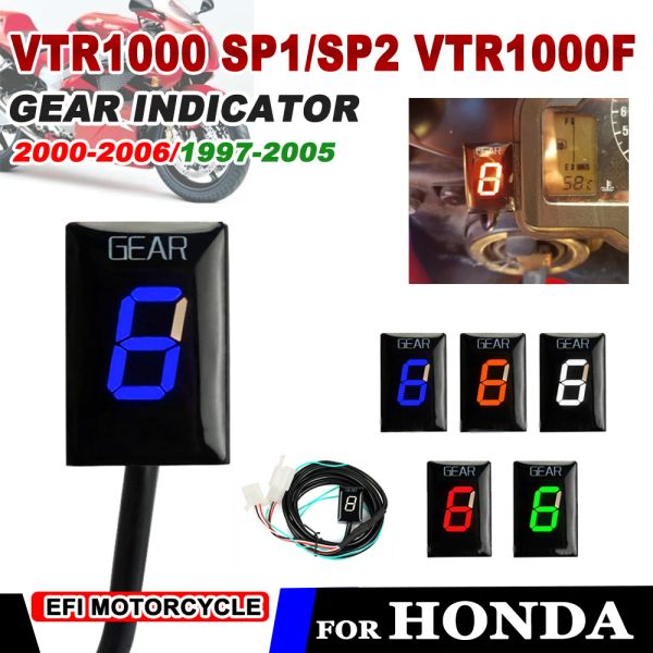 Motorradausrüstungsindikator für Honda VTR1000 VTR 1000 SP1 SP2 2000-2006 VTR1000F Firestorm Superhawk 1997-2005 Zubehörmesser
